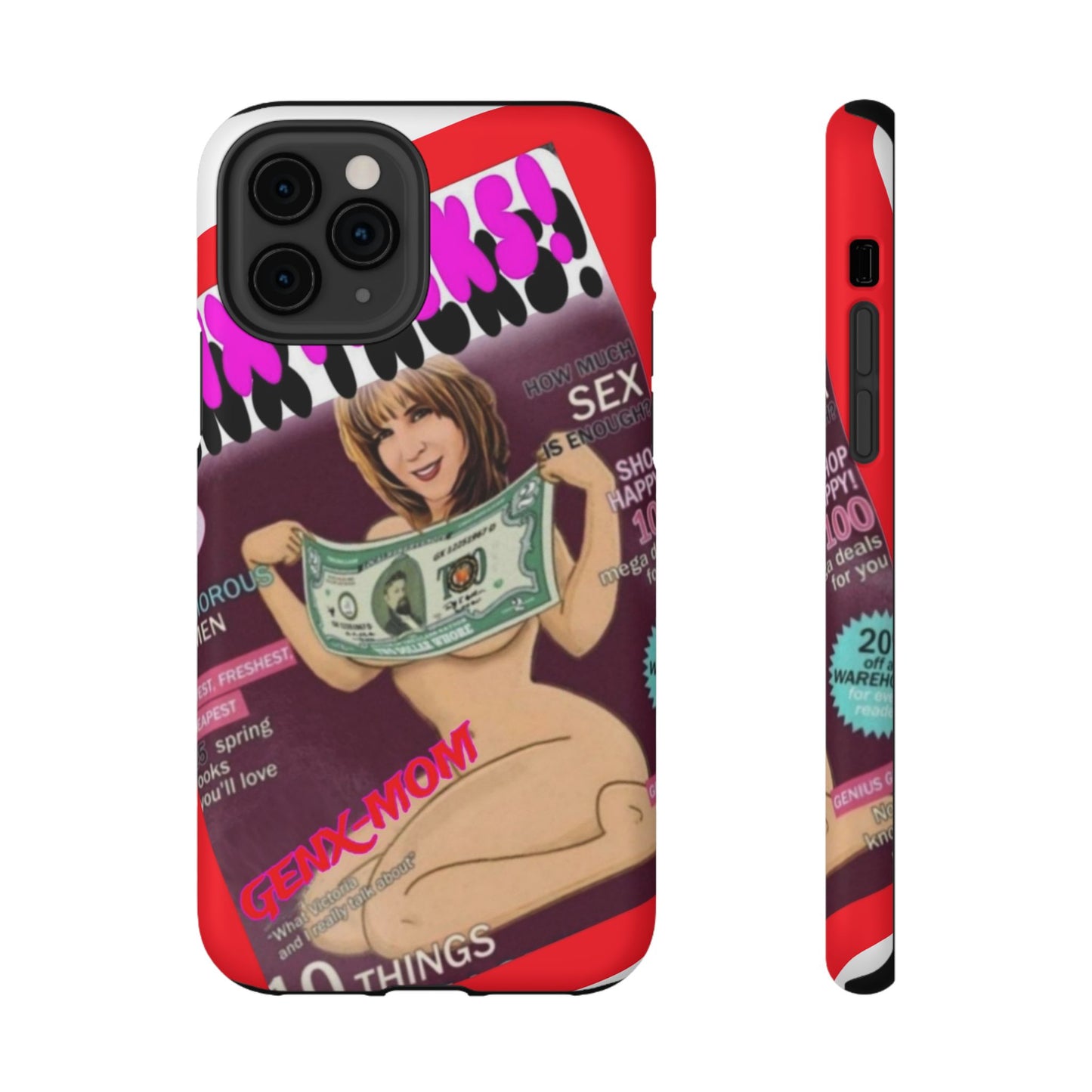 Gen X Mom-Impact-Resistant Phone Case - Retro Humor & Nostalgia