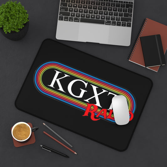 Vintage Radio Desk Mat | KGXT Radio Mouse Pad, Gaming Desk Pad, Retro Home Office Decor, Unique Gift for Music Lovers, Desk Accessory