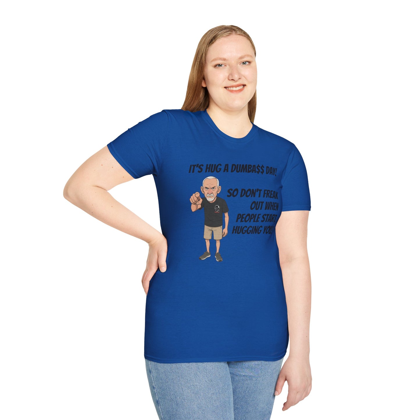 Sun Valley Fox Hug A Dumbass Day, Gift for Friends, Humorous Tee, Casual Wear