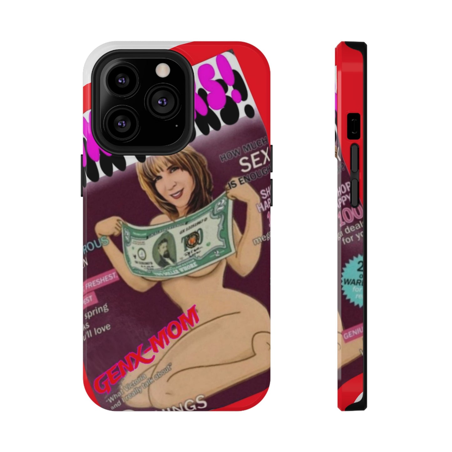 Gen X Mom-Impact-Resistant Phone Case - Retro Humor & Nostalgia