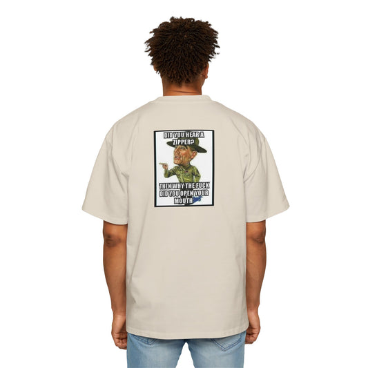 Full Metal Jacket Zipper Quote - Oversized Tee