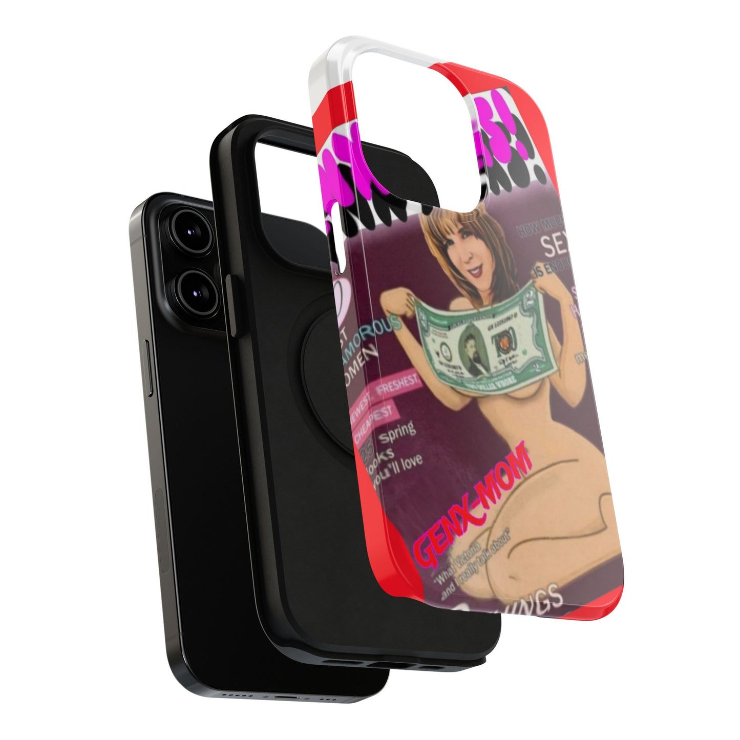 Gen X Mom-Impact-Resistant Phone Case - Retro Humor & Nostalgia