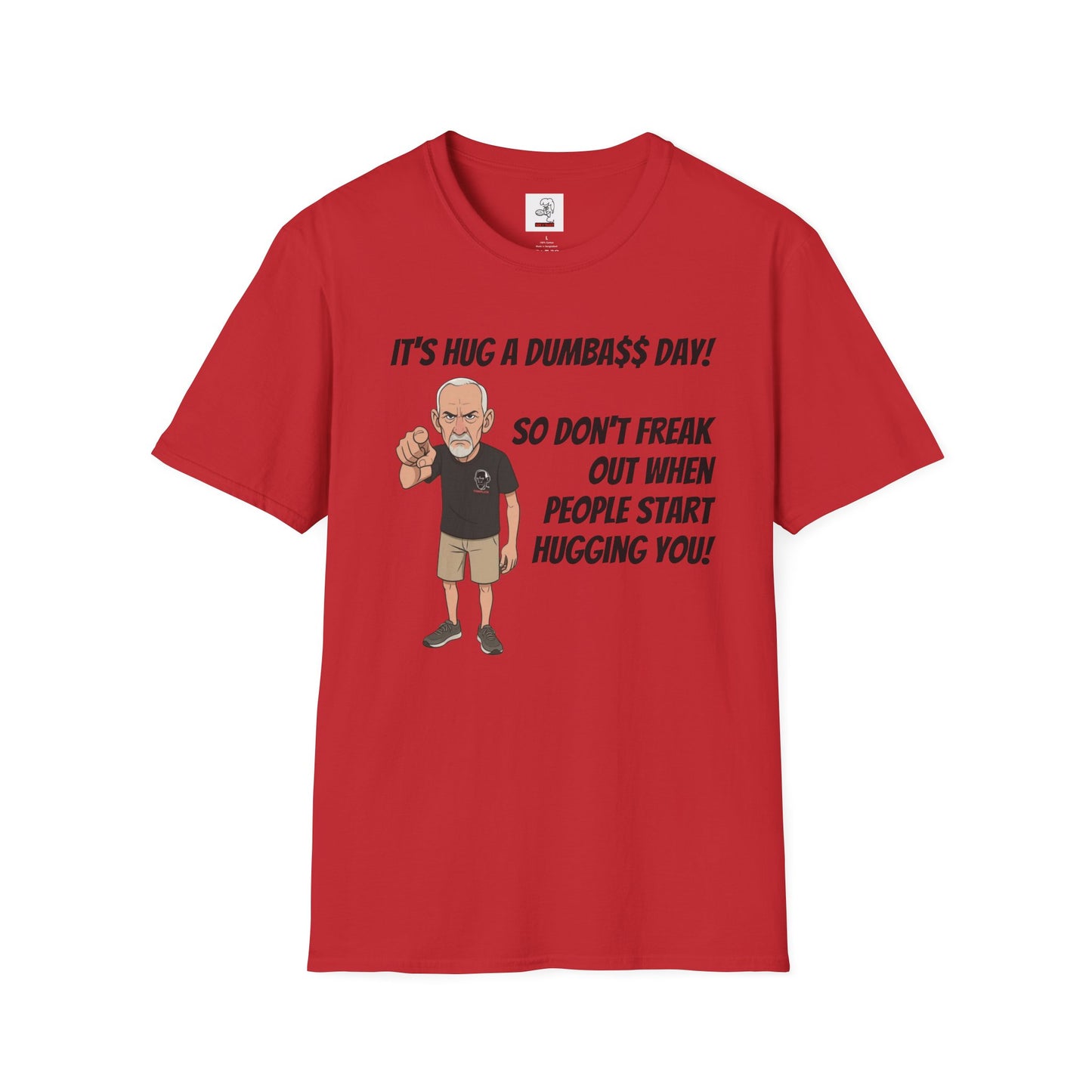 Sun Valley Fox Hug A Dumbass Day, Gift for Friends, Humorous Tee, Casual Wear