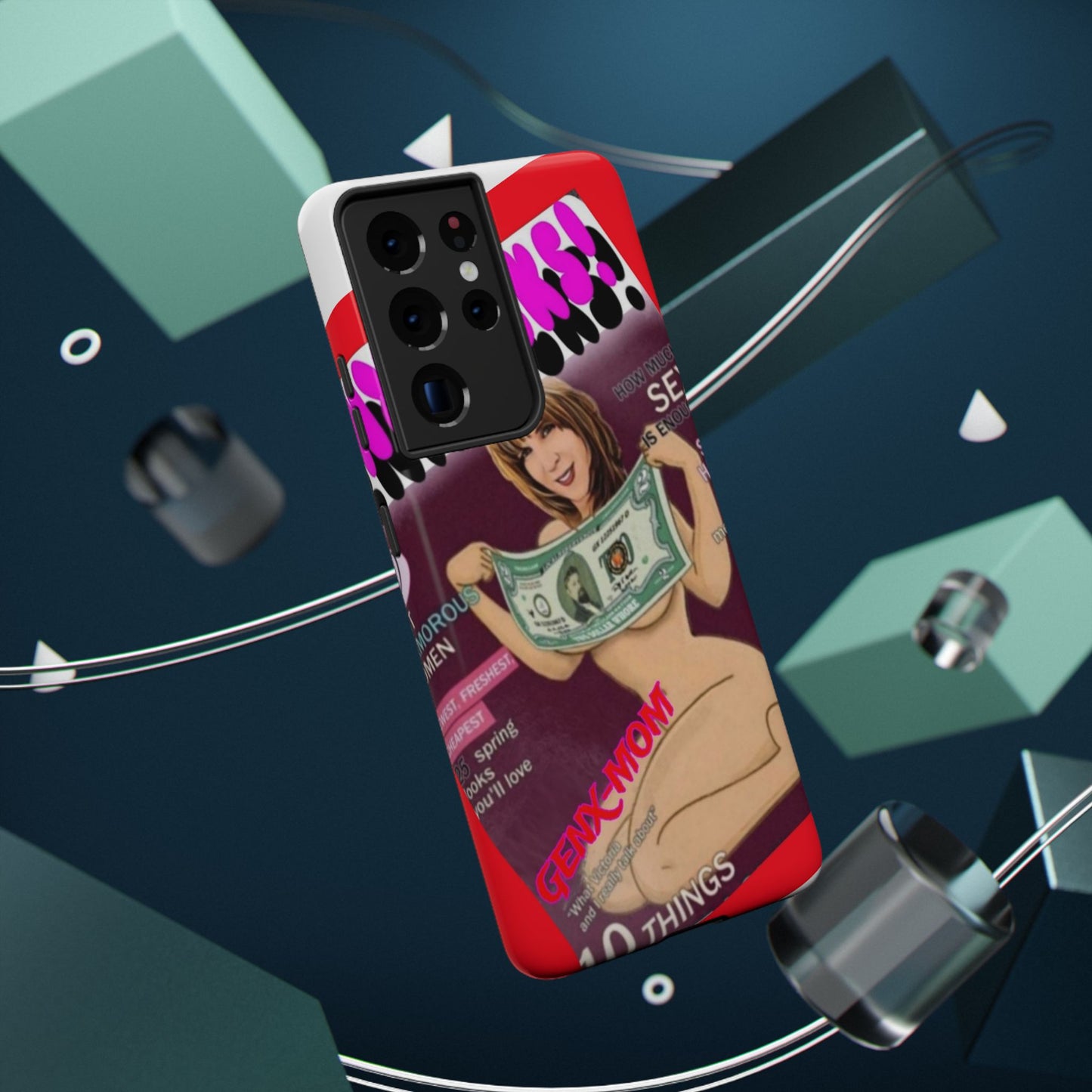 Gen X Mom-Impact-Resistant Phone Case - Retro Humor & Nostalgia