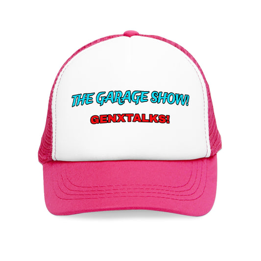 Garage Show Mesh Cap - Cool Trucker Hat for Motorheads Snap back design