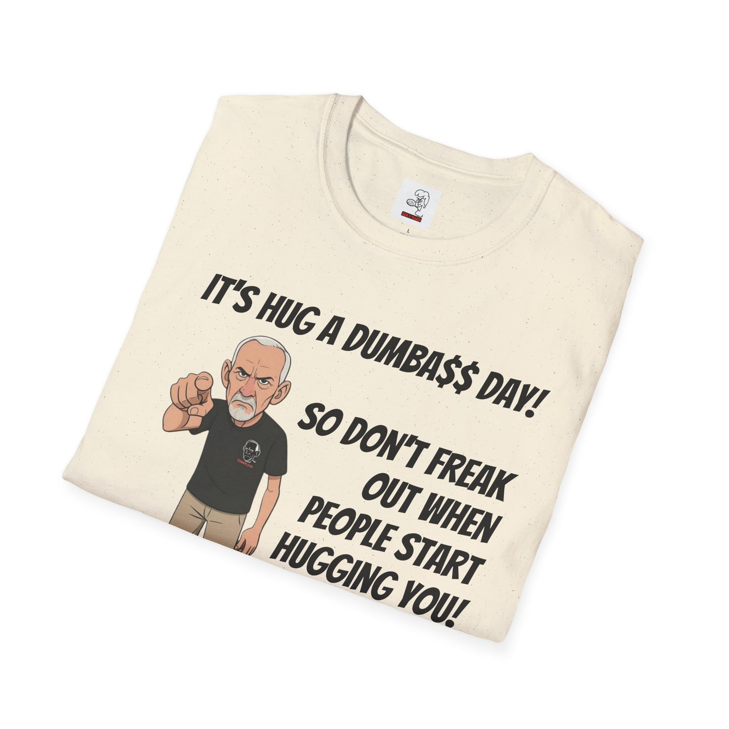 Sun Valley Fox Hug A Dumbass Day, Gift for Friends, Humorous Tee, Casual Wear