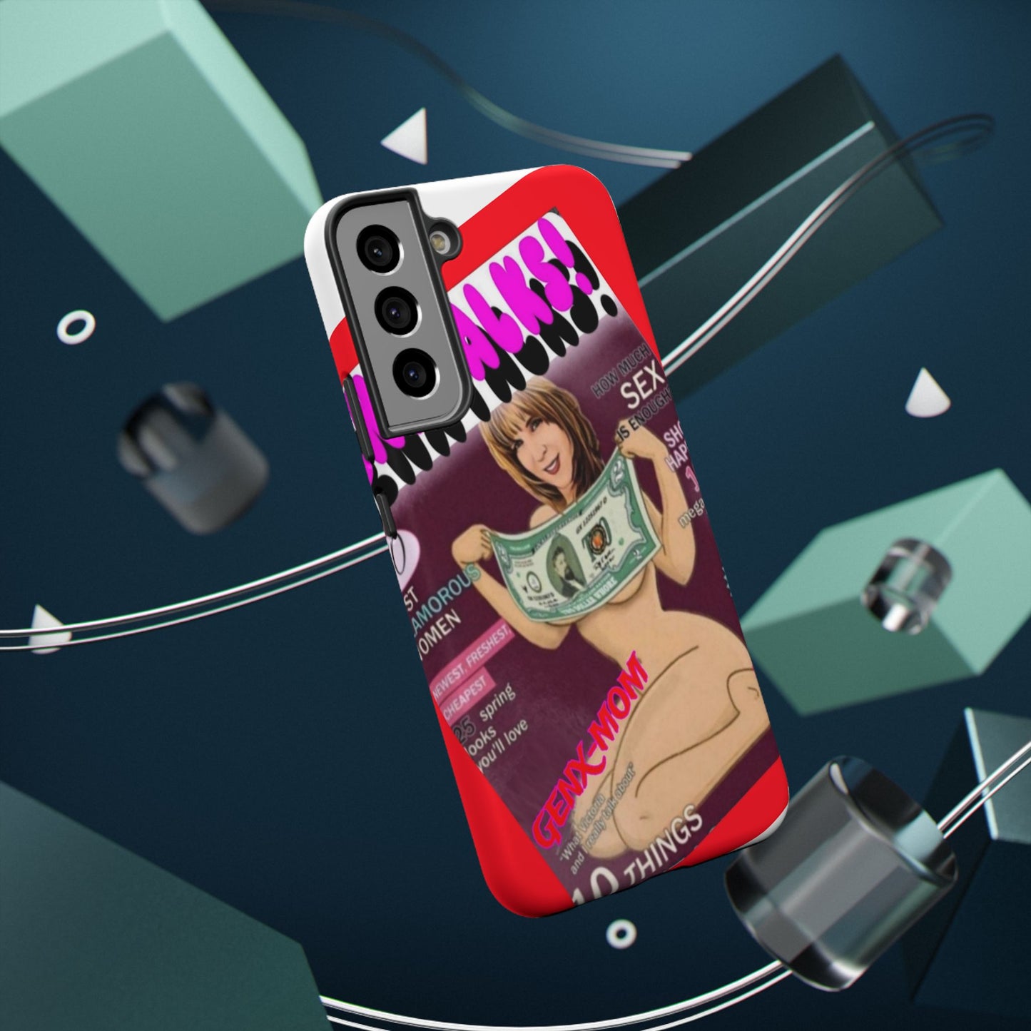Gen X Mom-Impact-Resistant Phone Case - Retro Humor & Nostalgia