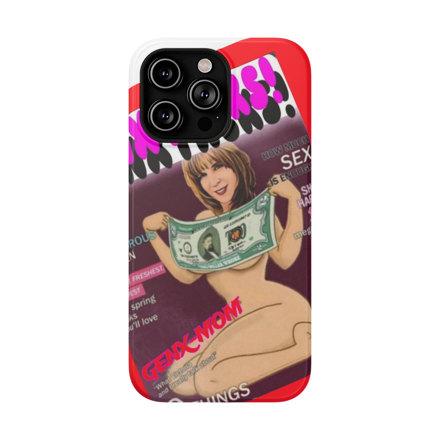 Gen X Mom-Impact-Resistant Phone Case - Retro Humor & Nostalgia