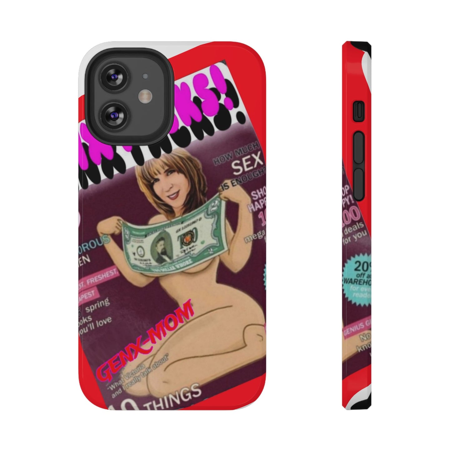 Gen X Mom-Impact-Resistant Phone Case - Retro Humor & Nostalgia