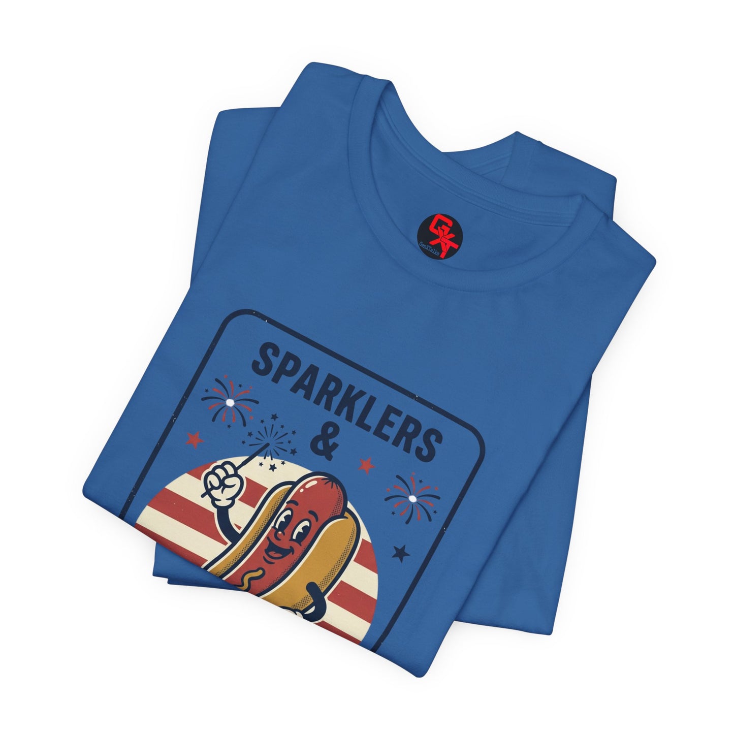 Sparklers & Wieners Hot Dog Tee