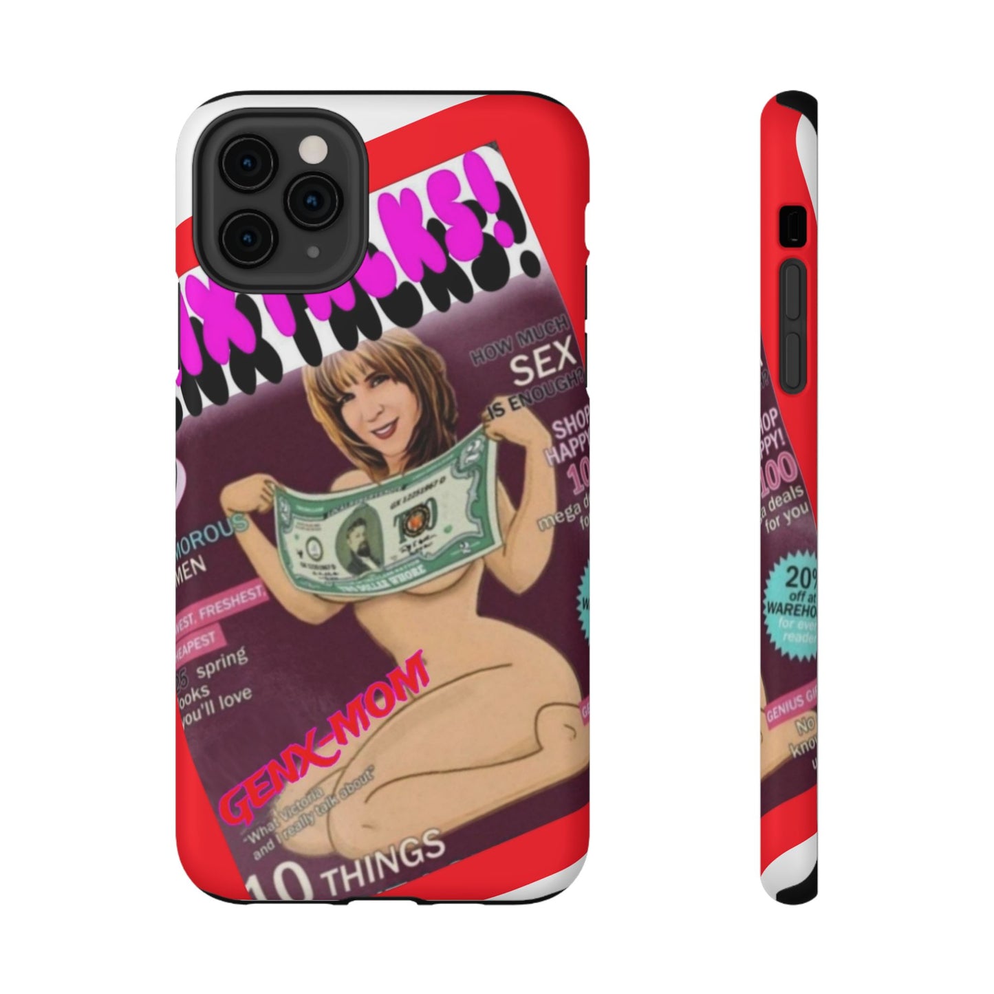 Gen X Mom-Impact-Resistant Phone Case - Retro Humor & Nostalgia