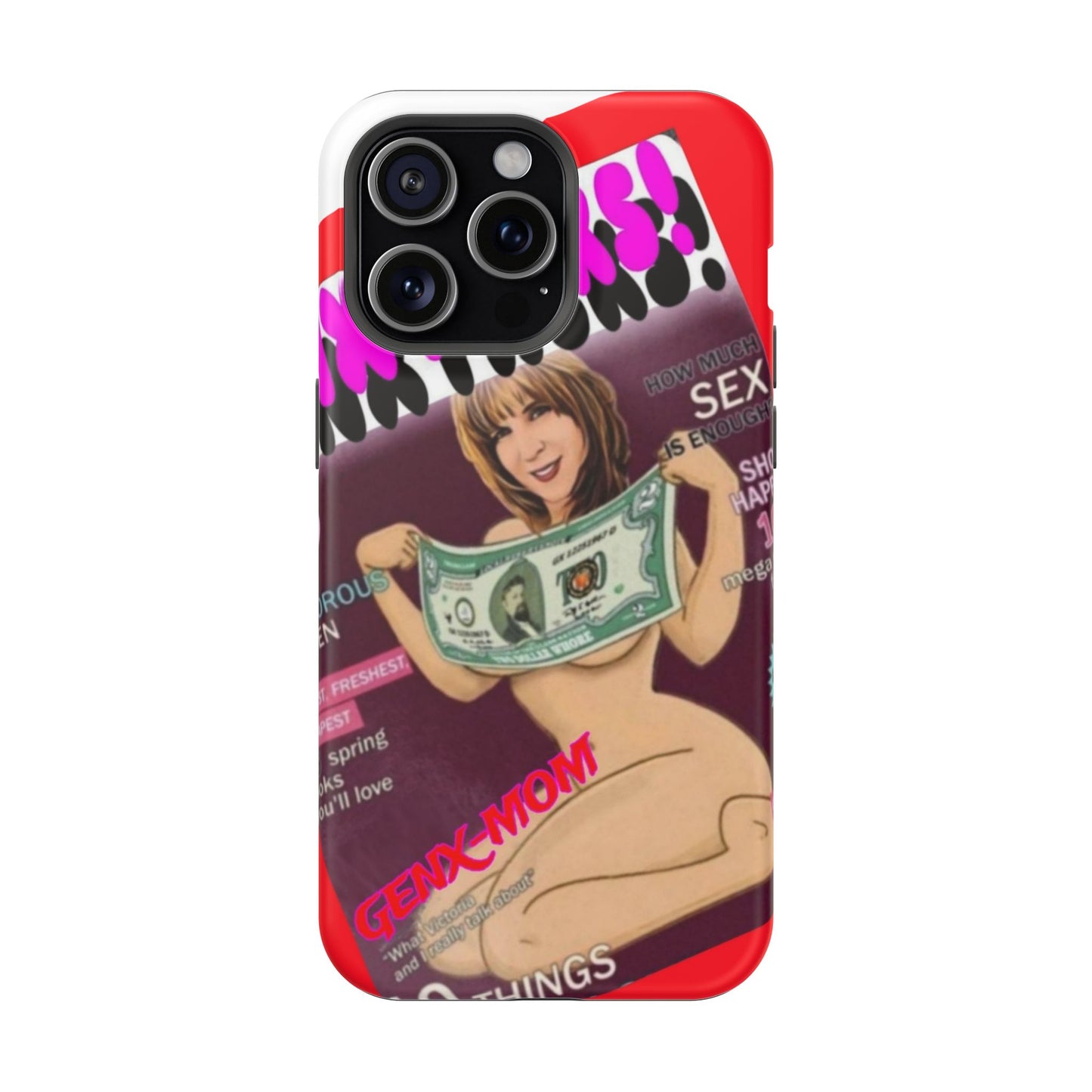 Gen X Mom-Impact-Resistant Phone Case - Retro Humor & Nostalgia