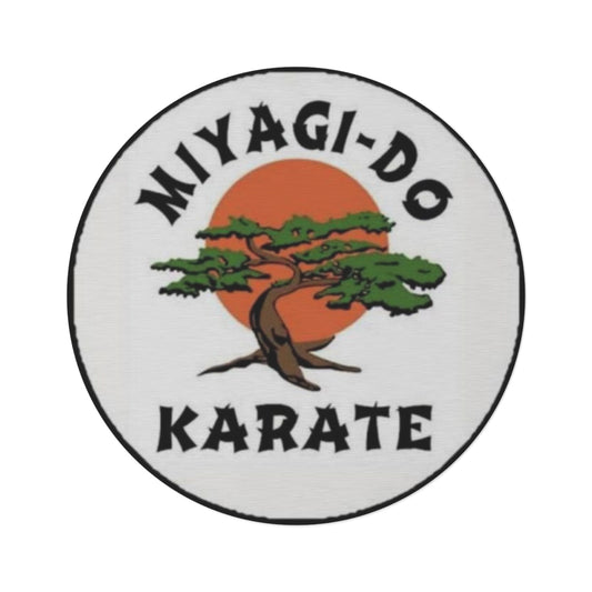 Miyagi-Do Karate Round Rug - Stylish Martial Arts Home Decor