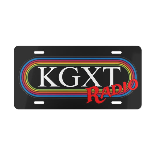KGXT Radio Custom Vanity License Plate,