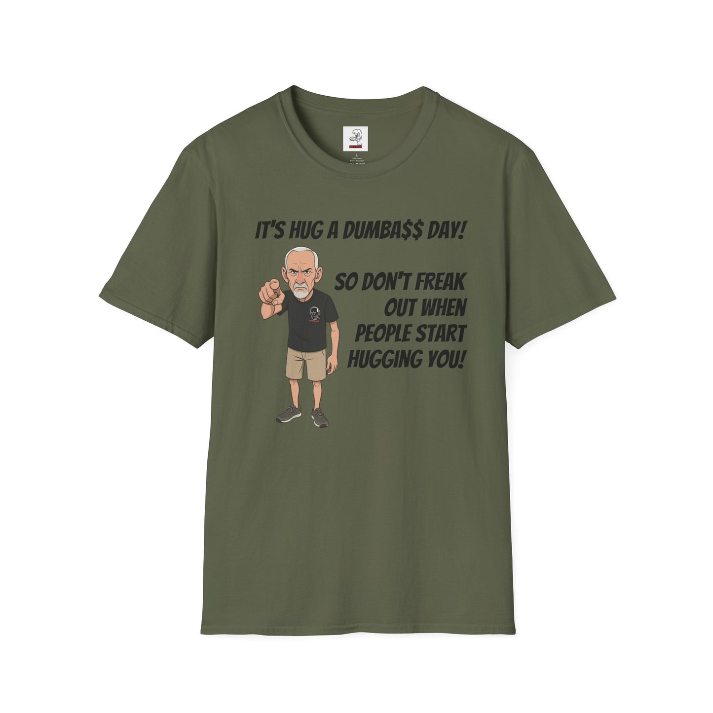 Sun Valley Fox Hug A Dumbass Day, Gift for Friends, Humorous Tee, Casual Wear