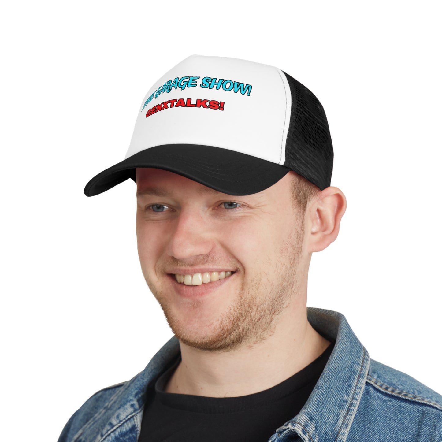 Garage Show Mesh Cap - Cool Trucker Hat for Motorheads Snap back design