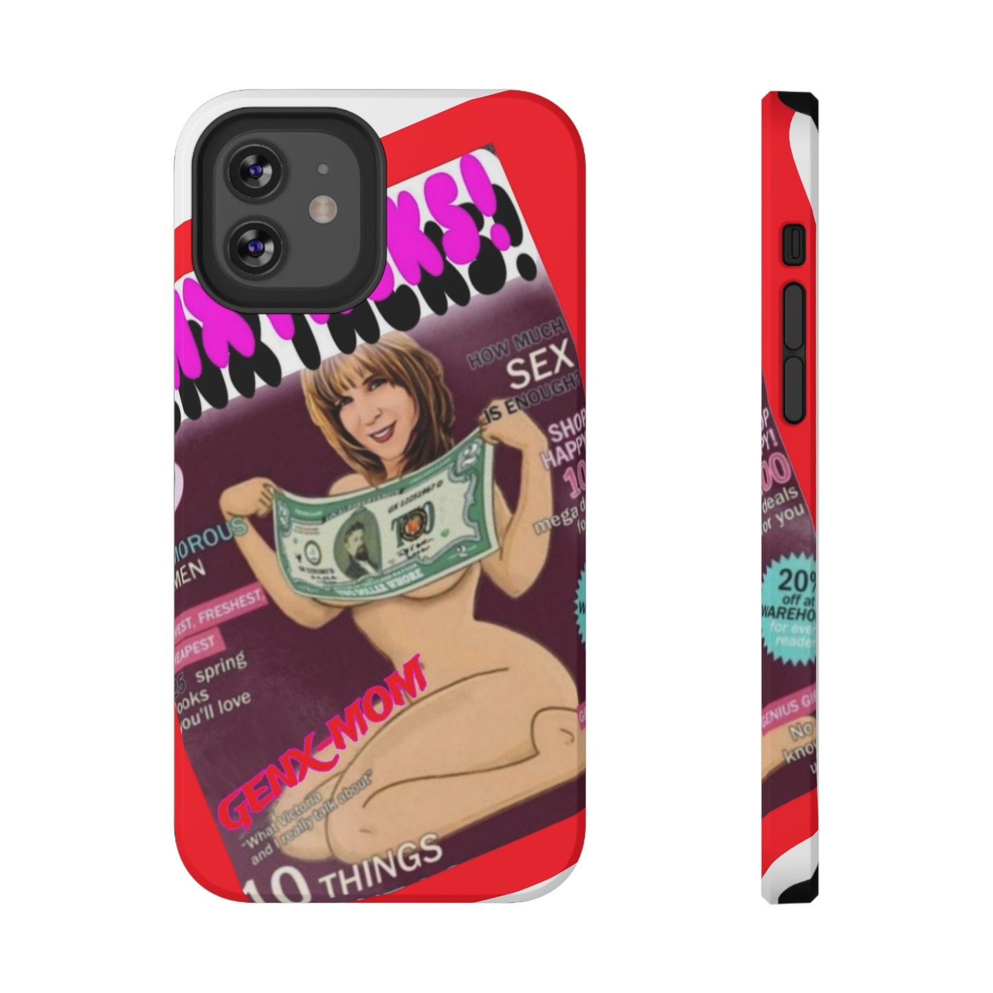 Gen X Mom-Impact-Resistant Phone Case - Retro Humor & Nostalgia