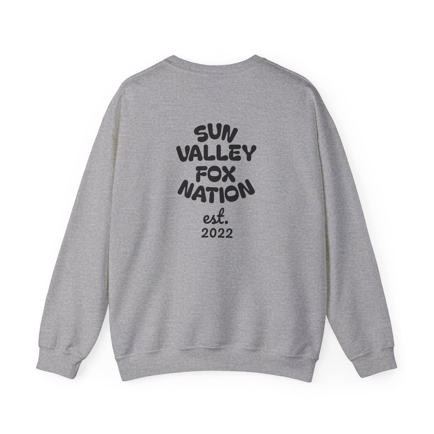 Sun Valley Fox Nation Crewneck Sweatshirt | Unisex Sweatshirt for Casual Wear