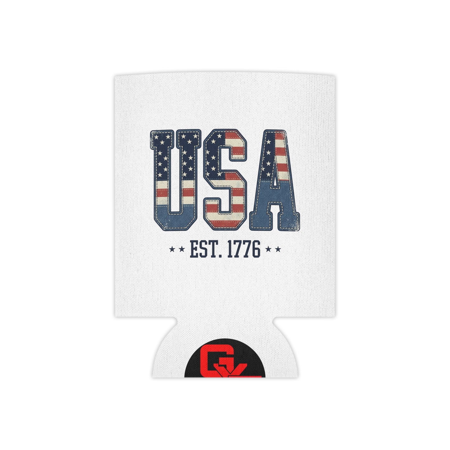 USA Est. 1776 Can Cooler – Patriotic Drink Koozie