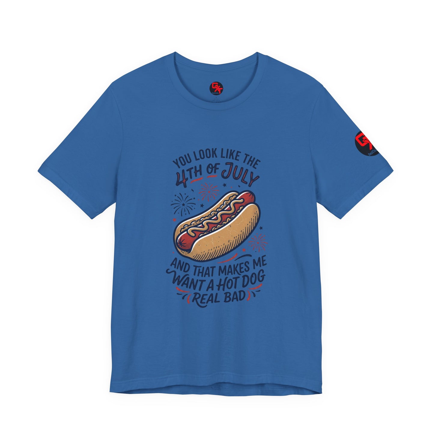 4th of July Hot Dog Graphic Tee