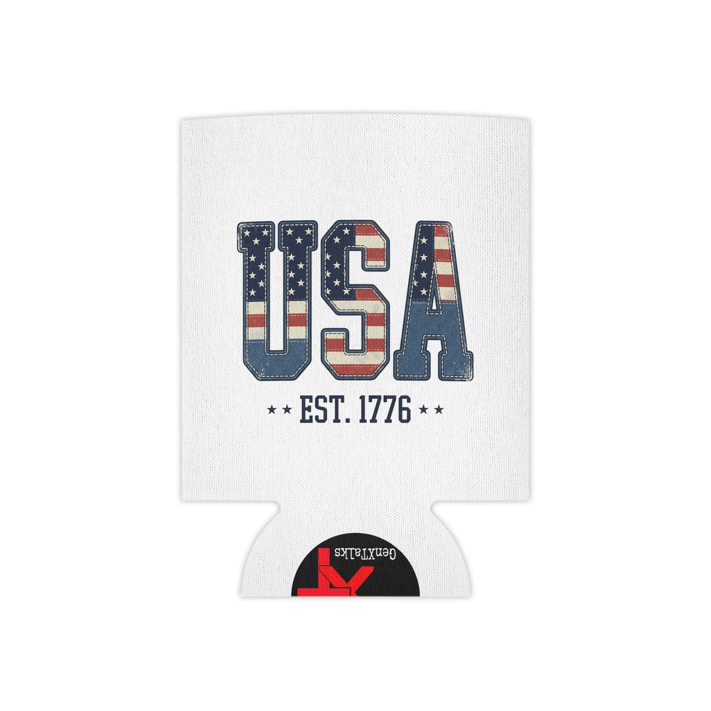 USA Est. 1776 Can Cooler – Patriotic Drink Koozie