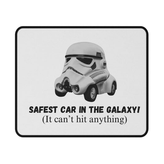Safest Car in the Galaxy Non-Slip Gaming Mouse Pad - Perfect for Gamers and Star Wars Fans