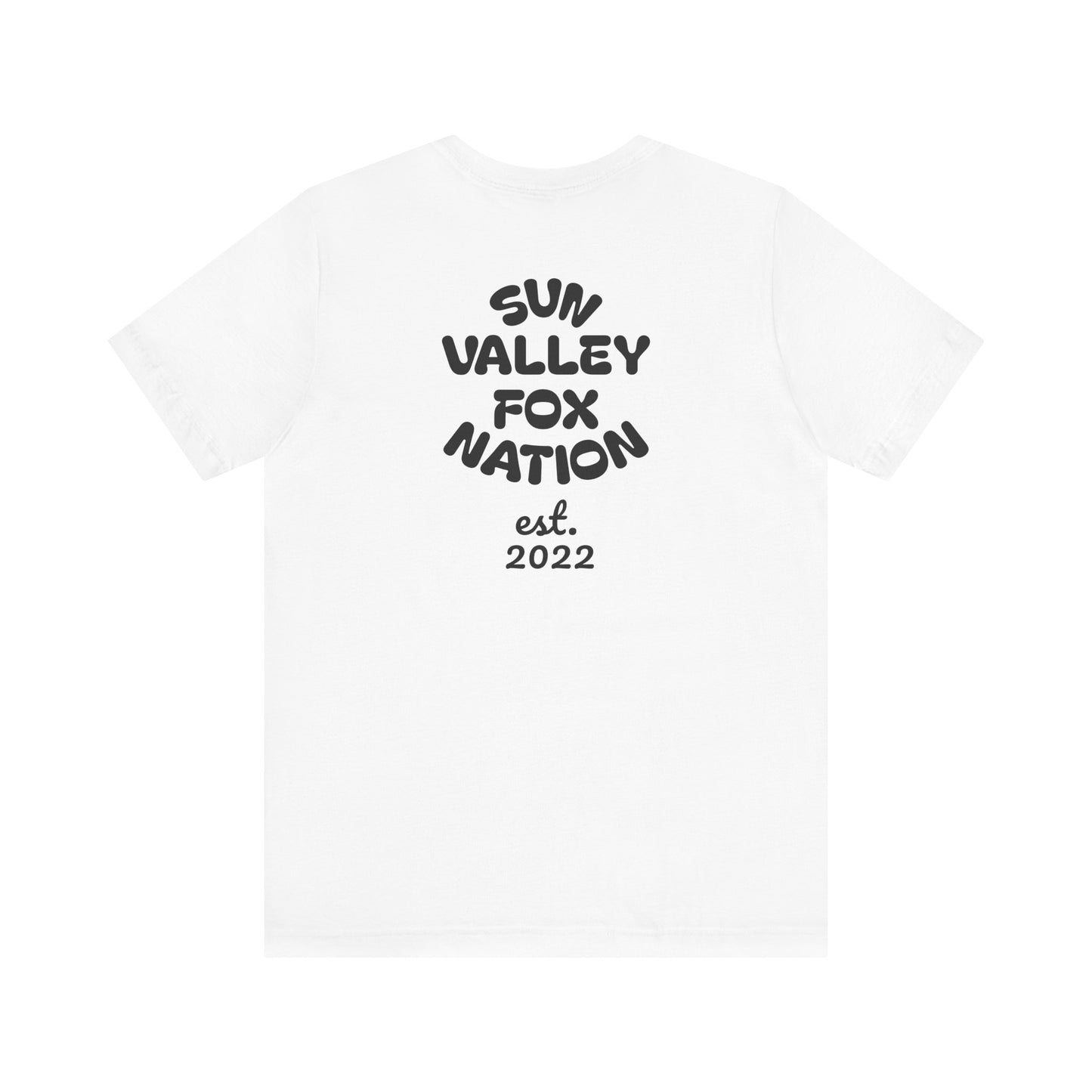 Cool Graphic Tee: Sun Valley Fox Nation, Fun Casual Wear,  Unique T-Shirt