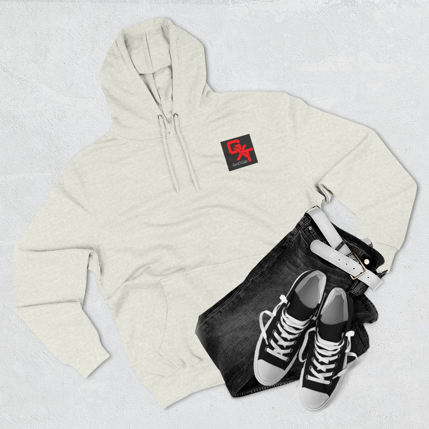 GXT Logo Hoodie — Three-Panel Fleece Pullover
