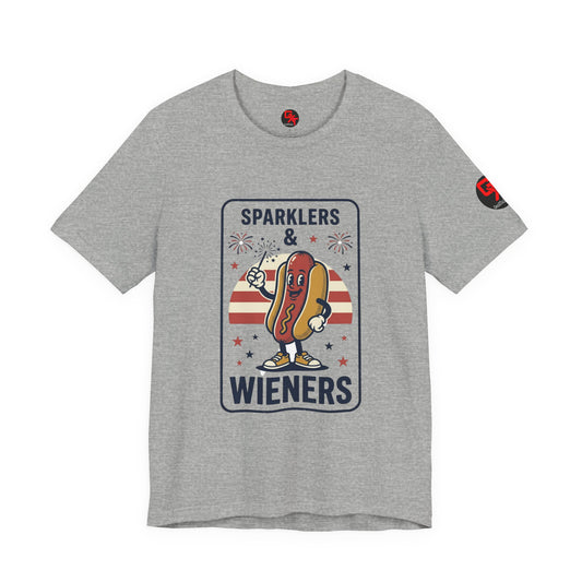 Sparklers & Wieners Hot Dog Tee