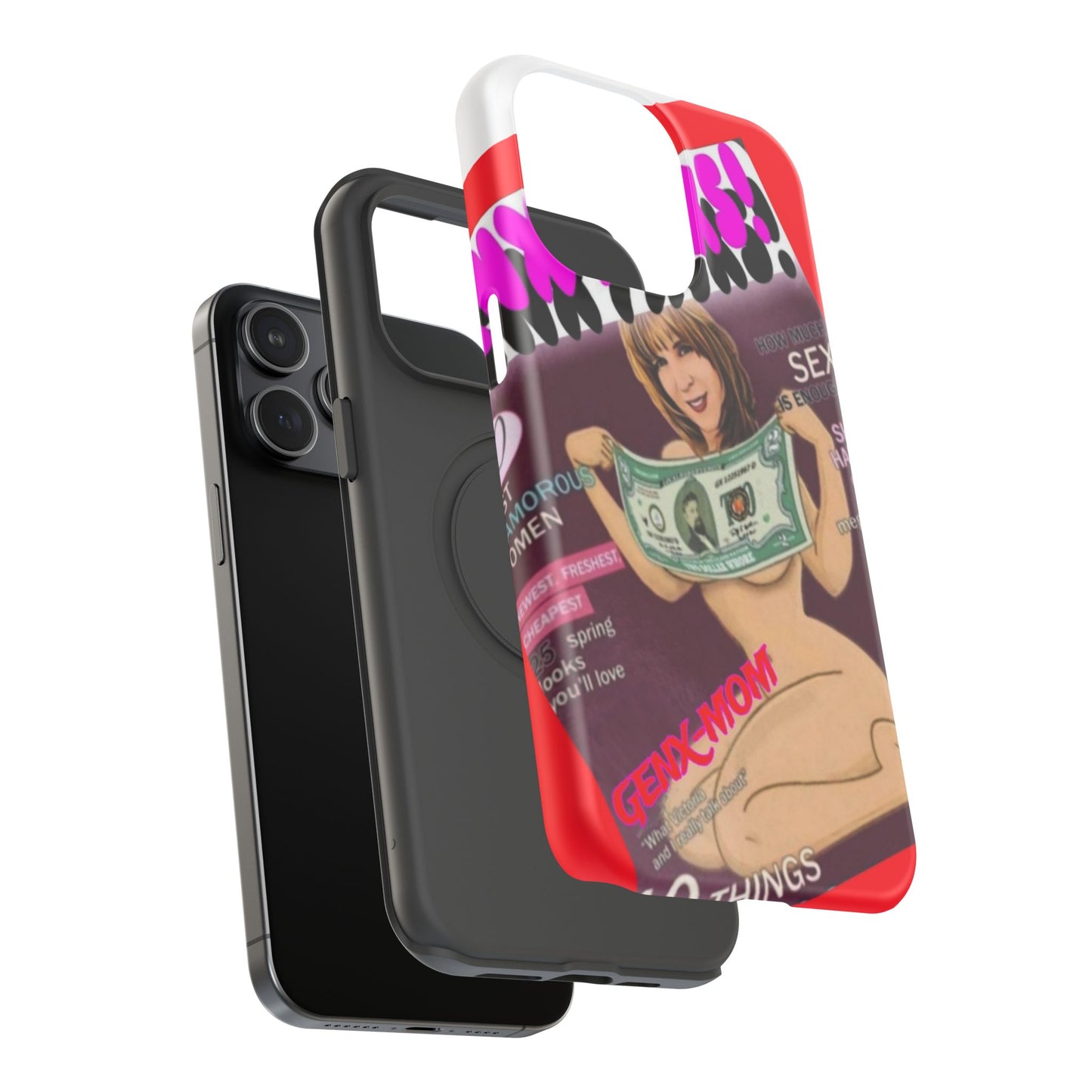 Gen X Mom-Impact-Resistant Phone Case - Retro Humor & Nostalgia