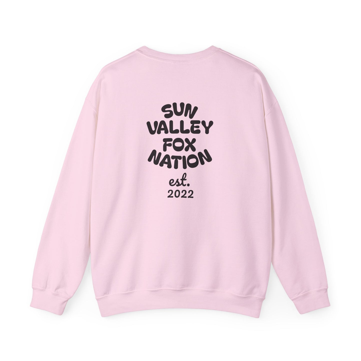Sun Valley Fox Nation Crewneck Sweatshirt | Unisex Sweatshirt for Casual Wear