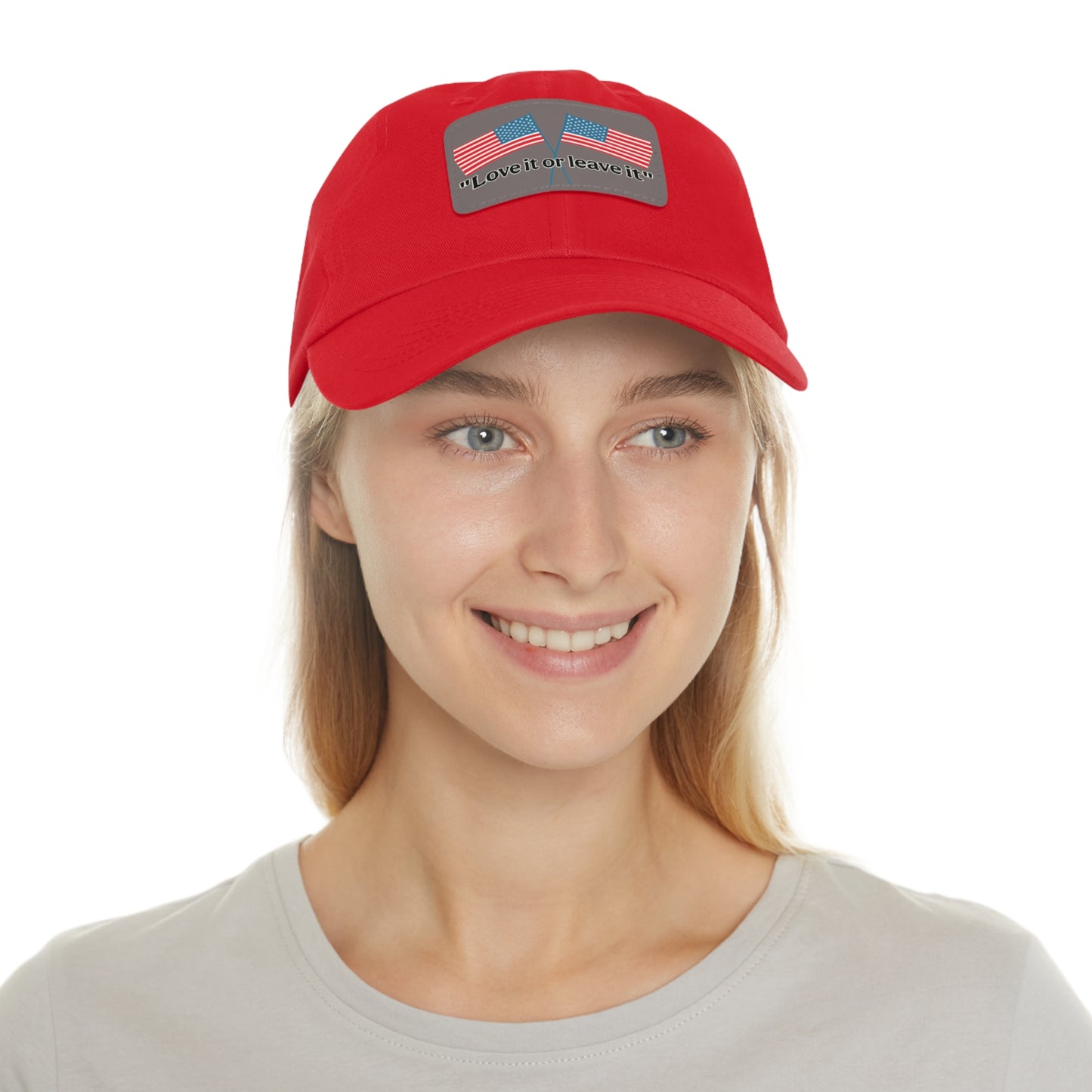 "Love it or leave it" Cap with patch