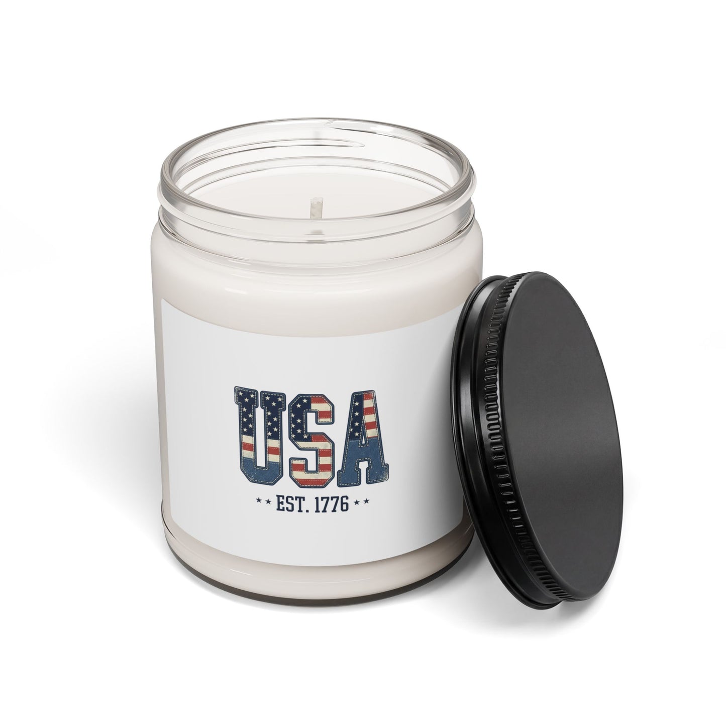 USA Est. 1776 Candle | 4th of July Vintage Americana Scented Soy