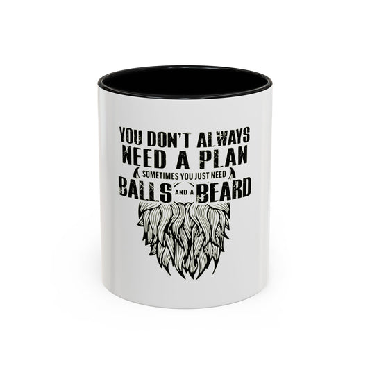"Beard and Balls"- Coffee Mug (11, 15oz)