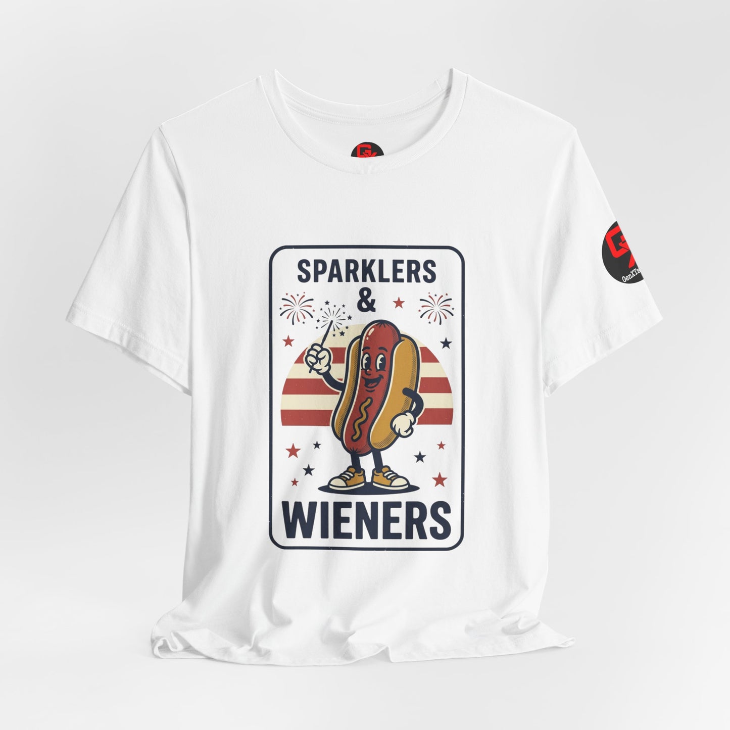 Sparklers & Wieners Hot Dog Tee