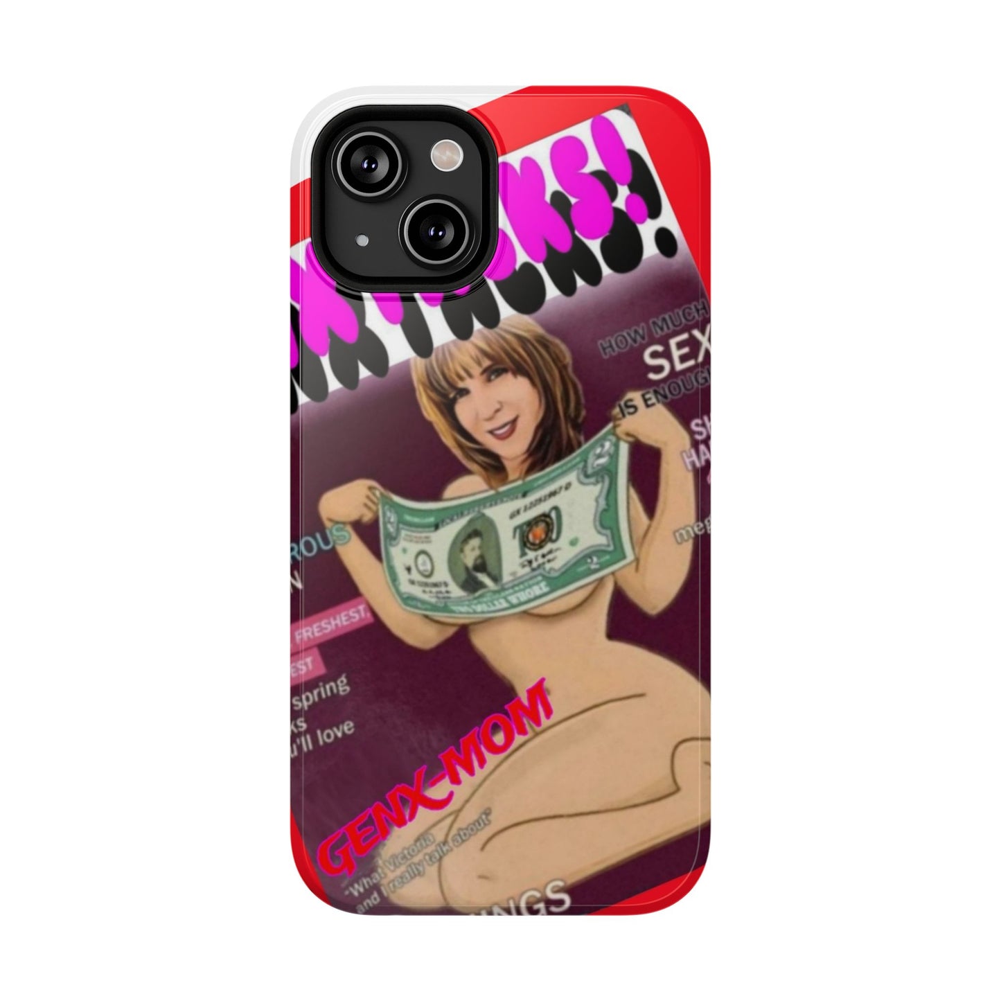 Gen X Mom-Impact-Resistant Phone Case - Retro Humor & Nostalgia