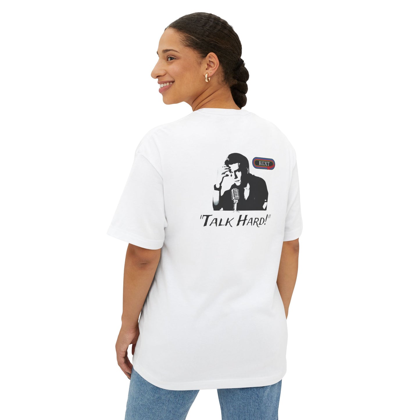 'Talk Hard!' Graphic - T-Shirt for Casual Style