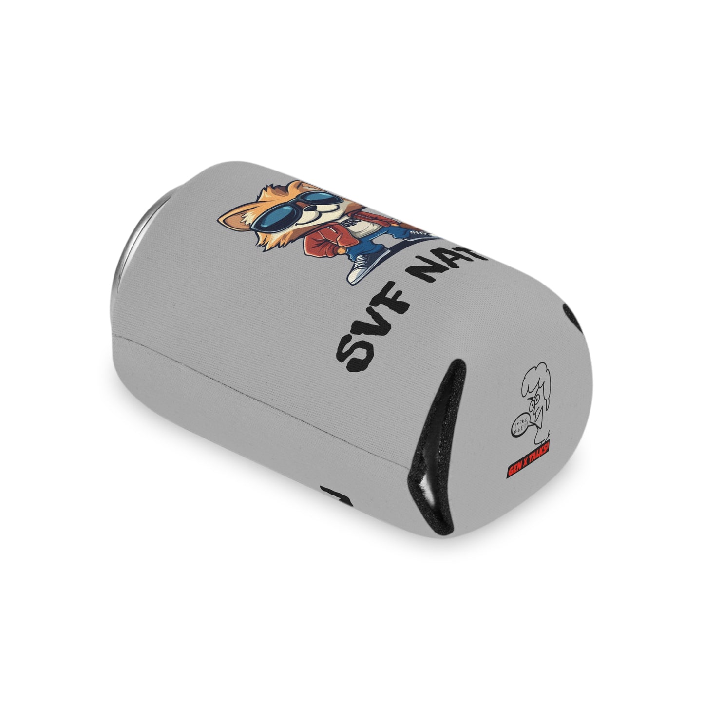 Chill Vibe Can Cooler - SVF Nation Koozie, Party Essential, Gift for Beer Lovers, Summer BBQ Accessory, Fun Beverage Holder