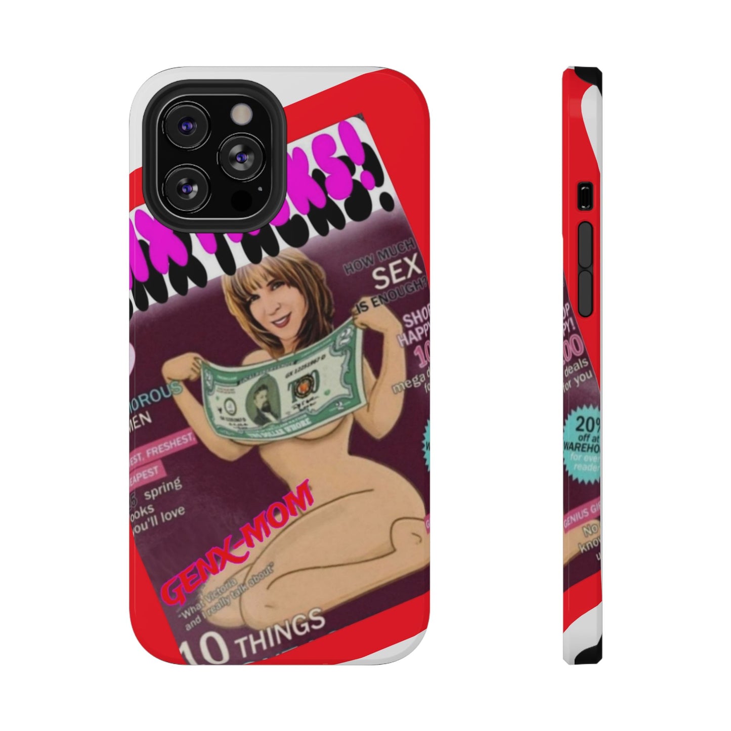 Gen X Mom-Impact-Resistant Phone Case - Retro Humor & Nostalgia