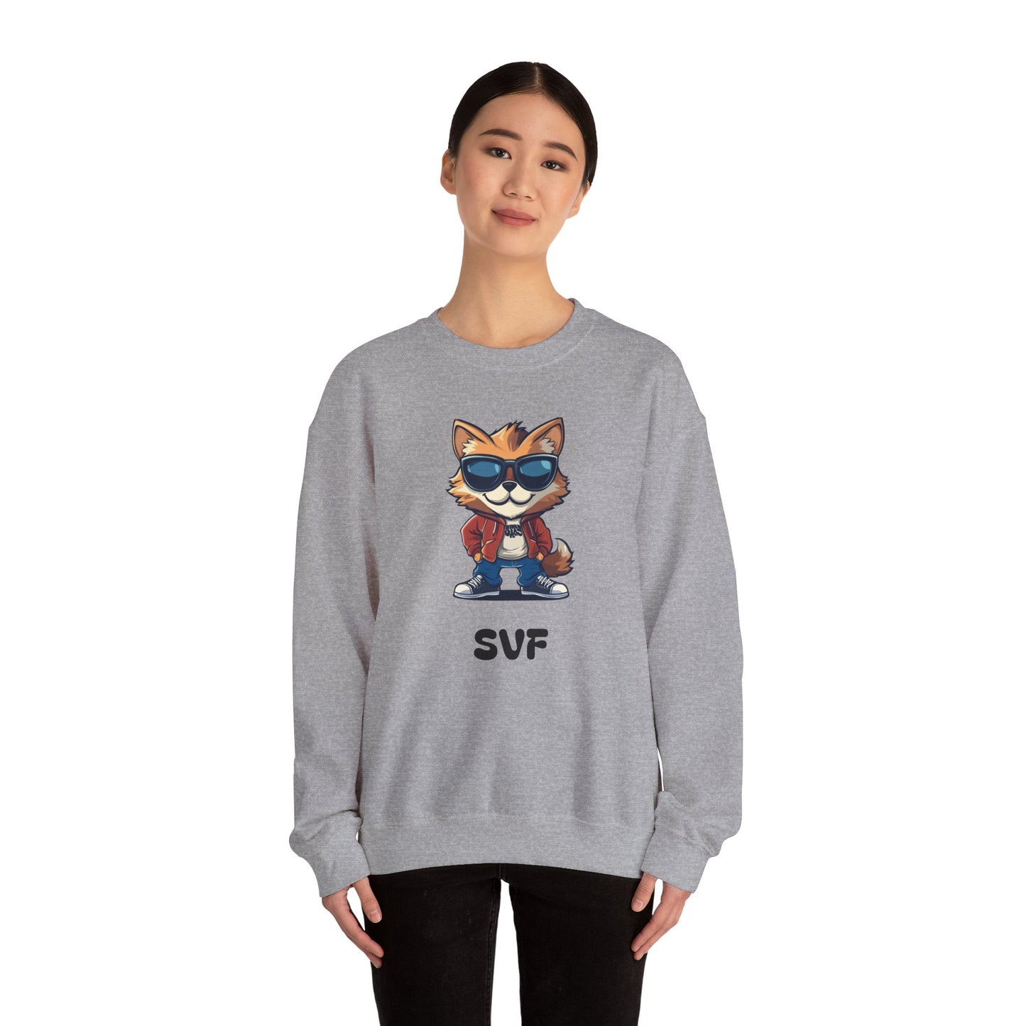 Sun Valley Fox Nation Crewneck Sweatshirt | Unisex Sweatshirt for Casual Wear