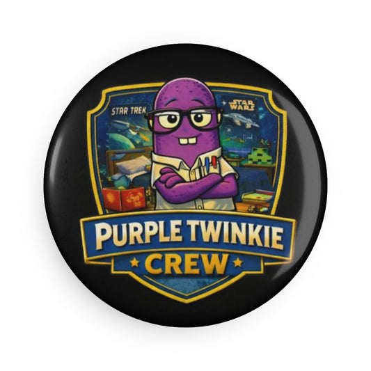 Purple Twinkie Crew Fridge Magnet