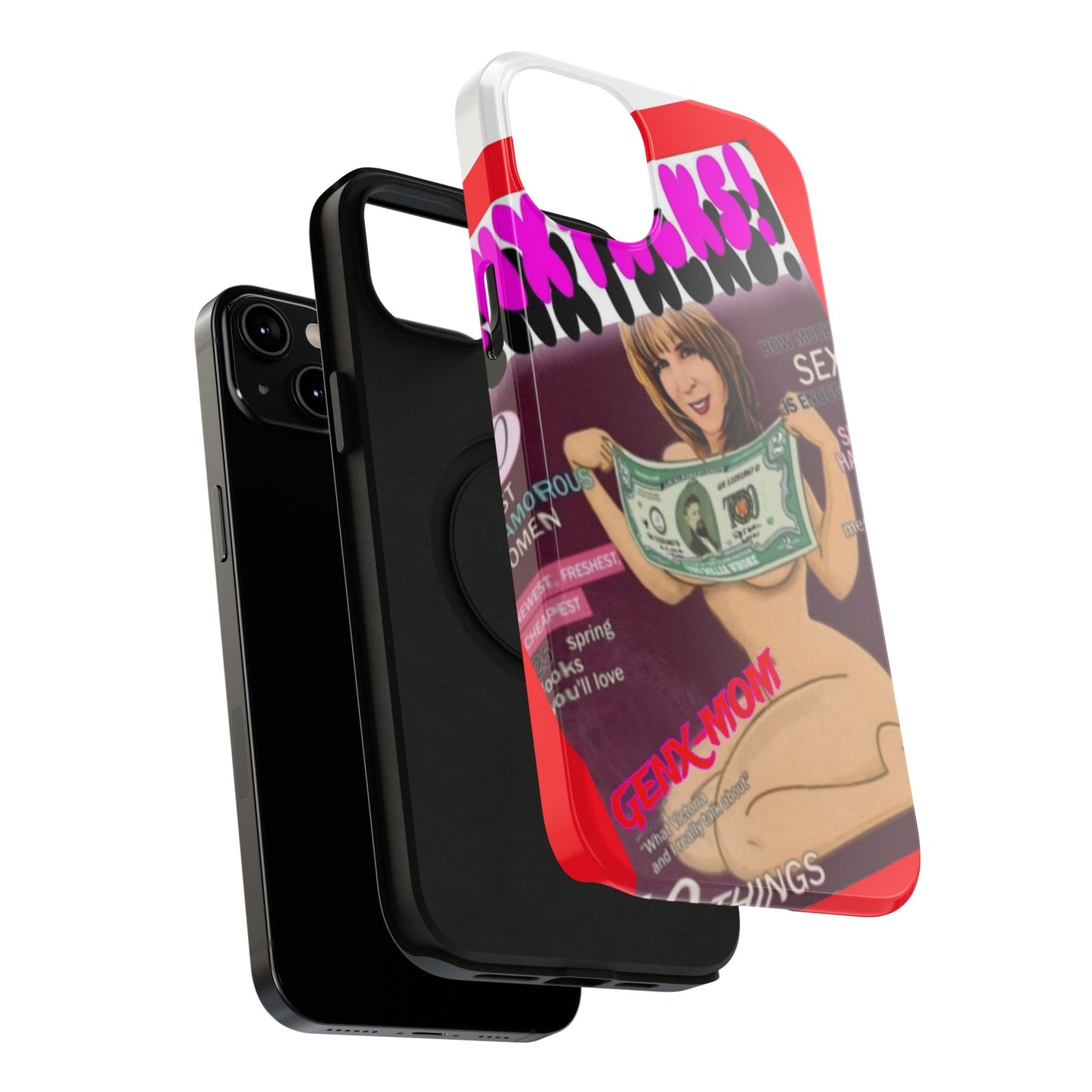 Gen X Mom-Impact-Resistant Phone Case - Retro Humor & Nostalgia
