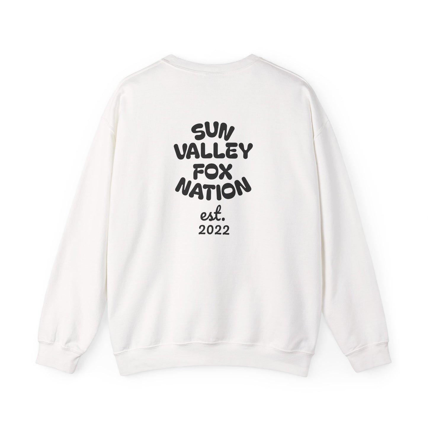 Sun Valley Fox Nation Crewneck Sweatshirt | Unisex Sweatshirt for Casual Wear