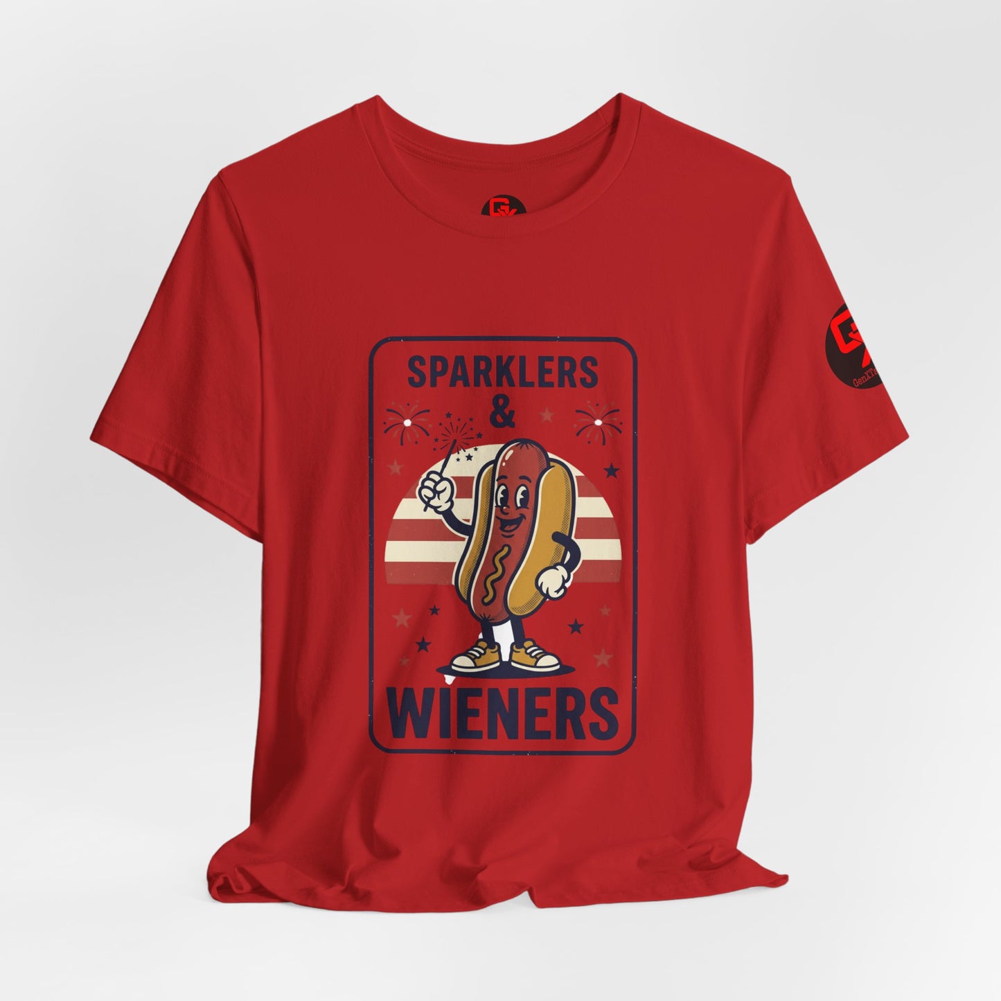 Sparklers & Wieners Hot Dog Tee