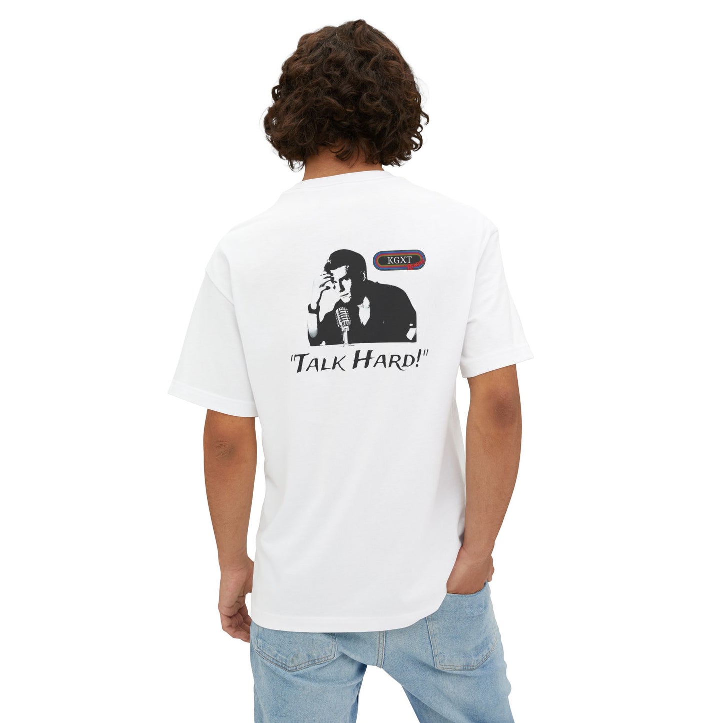 'Talk Hard!' Graphic - T-Shirt for Casual Style