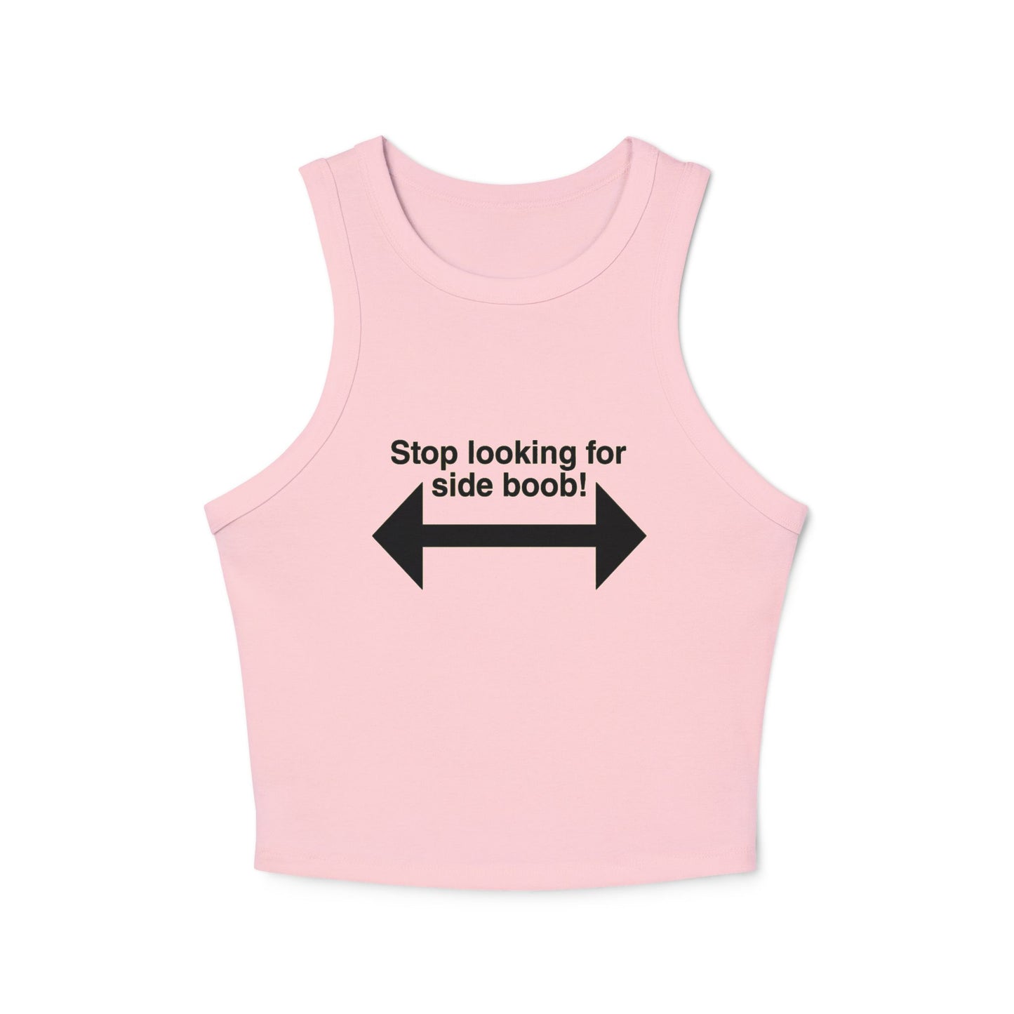 Side Boob-Women's Micro Rib Racer Tank Top