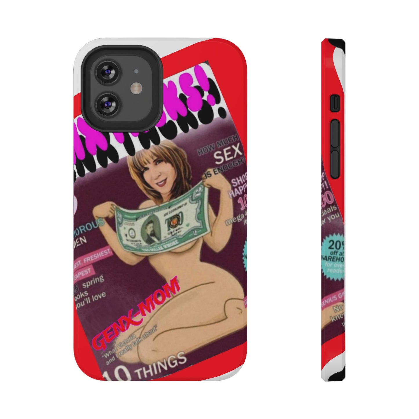 Gen X Mom-Impact-Resistant Phone Case - Retro Humor & Nostalgia