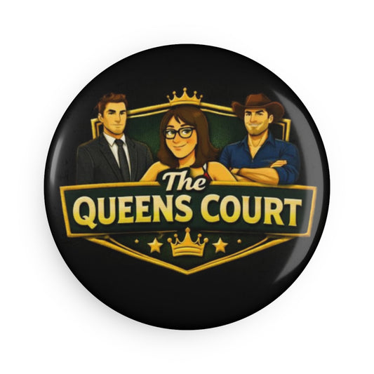 The Queens Court Round Fridge Magnet
