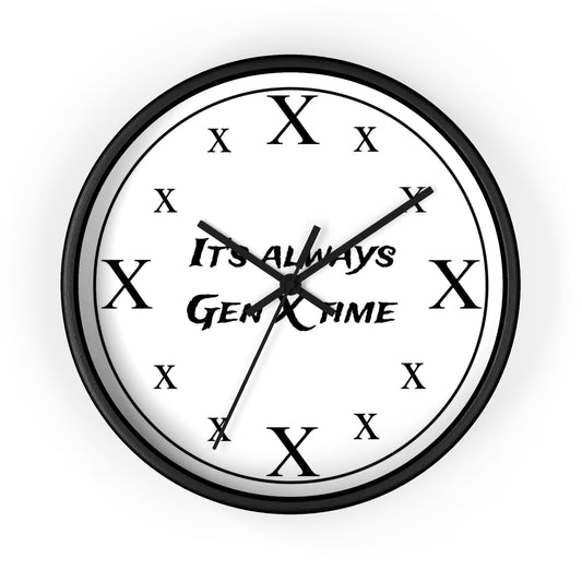 It's Always Gen X Time Wall Clock - (White)