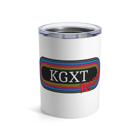 KGXT Radio 10oz Tumbler – Vintage Style Drinkware for Music Lovers